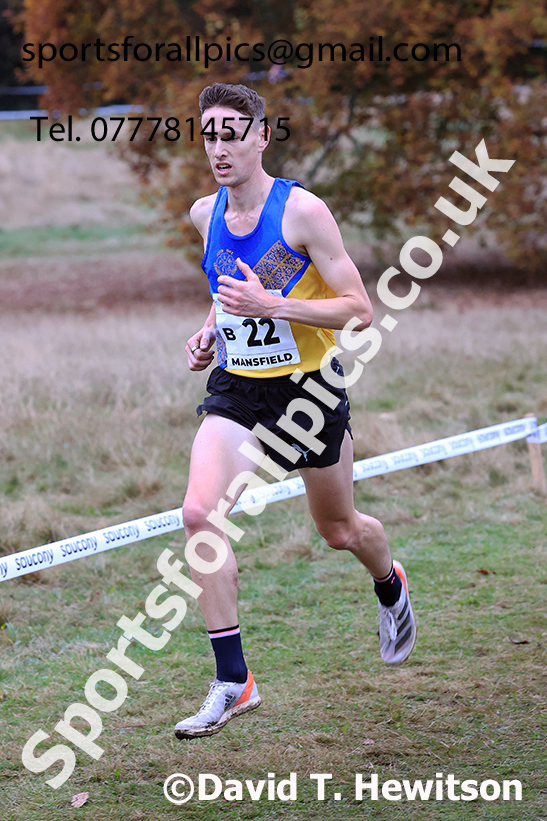 Senior Mens 2024 National Cross Country Relays, Berry Hill Park, Mansfield.   Photo: David T. Hewitson/Sports for All Pics
